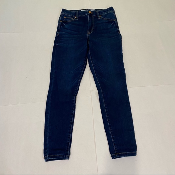 🍁Celebrity Pink Women's Deep Blue High Rise Ankle Skinny Jeans - Picture 2 of 11